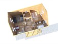 Проект двухэтажного каркасного дома 9х6 - визуальный план (превью)