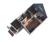 Дом из бруса с мансардой 6х10.5 - визуальный план (превью)