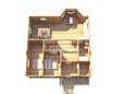 Проект одноэтажного каркасного дома 9х10 с эркером - визуальный план (превью)