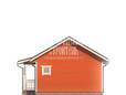 Одноэтажный дом из бруса 7.2х6 - визуализация (превью)